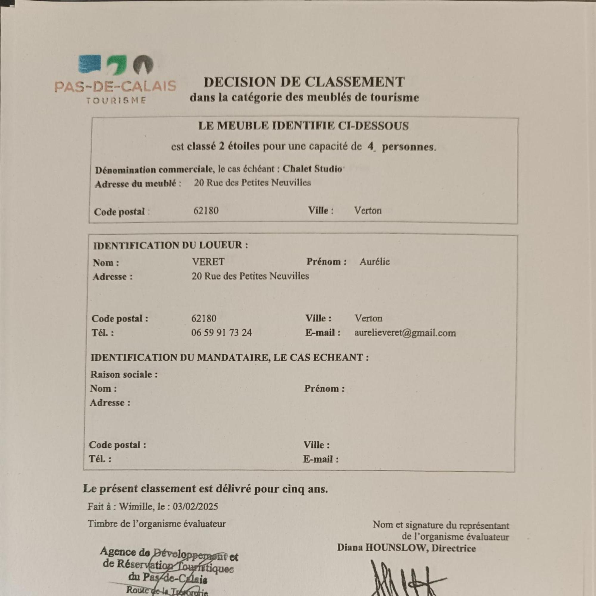 Holiday home Les Du Fliers Verton Meubles De Tourisme Classes 2 Etoiles